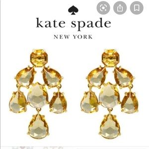 Kate Spade Champagne Chandelier Earrings
